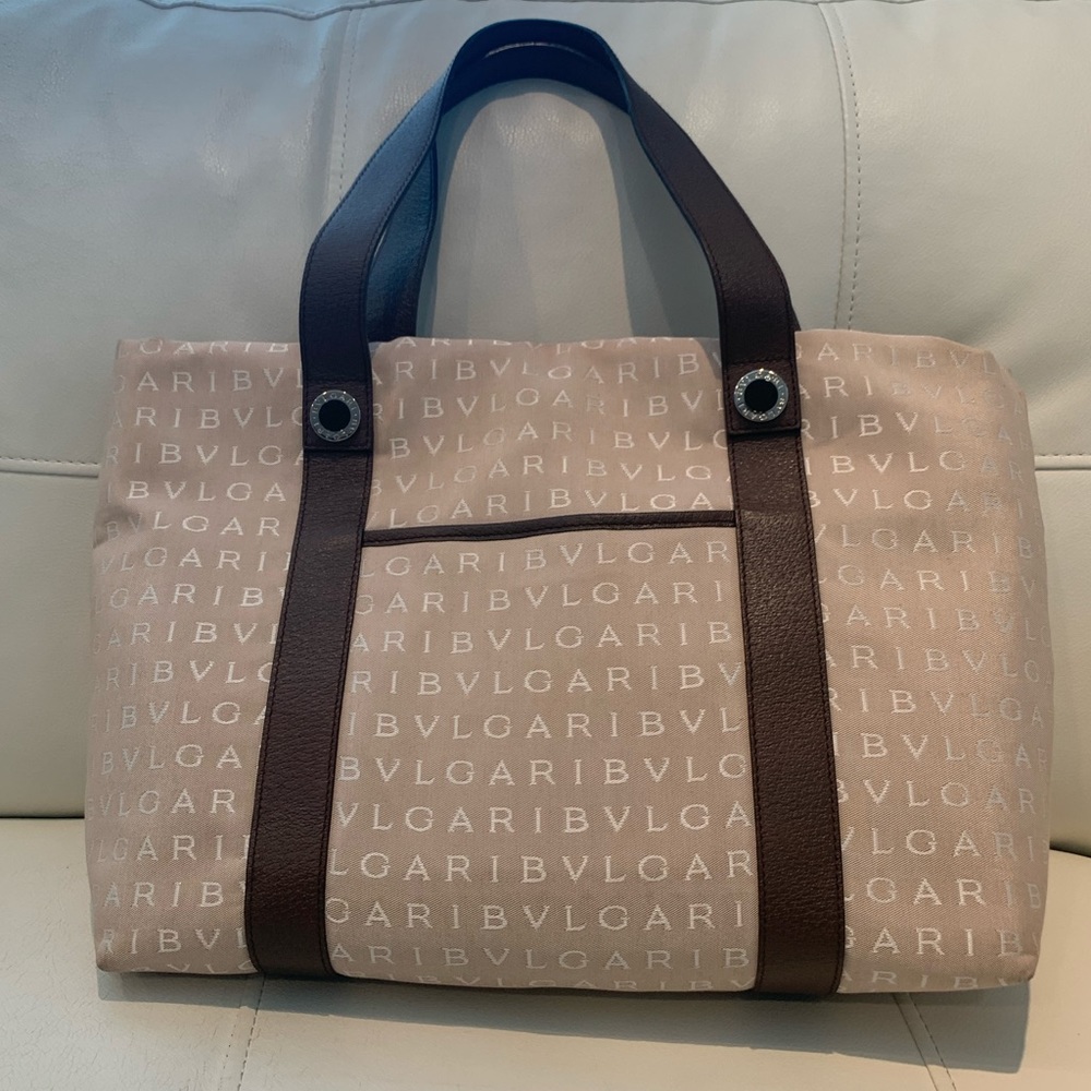 BVLGARI CANVAS TOTE BAG